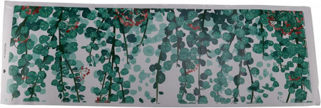 Autocolant de perete Veumoie, model eucalipt, verde, PVC, 85 X 63 cm