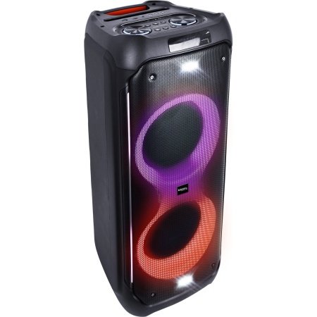 Boxa portabila Ibiza Sound, COLUMBA80, 1200W, Bluetooth, USB, microSD, AUX si MIC, negru, Resigilat, Grad A