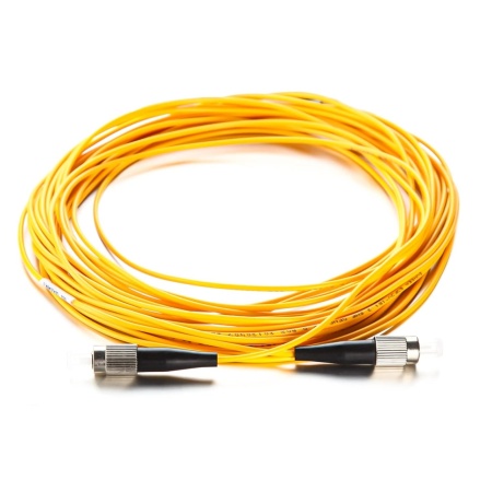 Cordon de corectie cu fibra Simplex FC-FC, 9/125μm 10Gtek, galben/negru/argintiu, 15 m