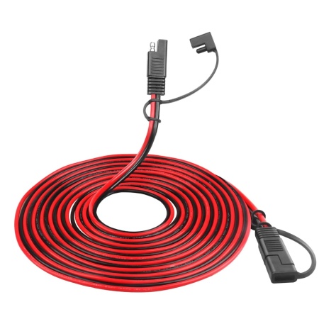 Cablu SAE la SAE Paekq, rosu/negru, 6 m