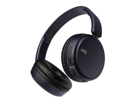 Casti audio On-Ear JVC HA-S36W-A-U, Bluetooth, Autonomie 35h, microfon, Albastru