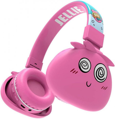 Casti Bluetooth pentru copii SVYHUOK, plastic, roz