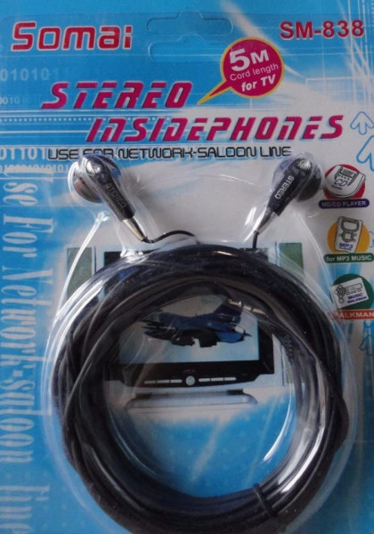 Casti multihobbie® 5 M cablu Stereo Computer Headset TV - Img 1