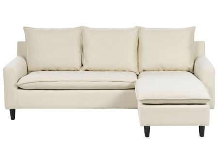 Coltar RLG ELVENES, bej deschis, 3 locuri, 206 x 140 cm, Resigilat