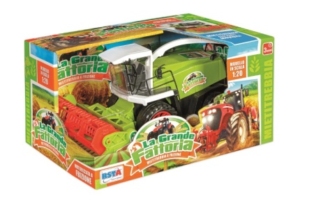 Combina de recoltat RS Toys cu frictiune, scara 1:20