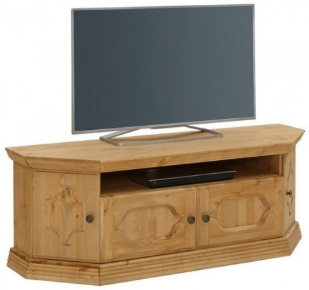 Comoda TV Home Affaire, lemn masiv, 140 x 45 x 50 cm - Img 1