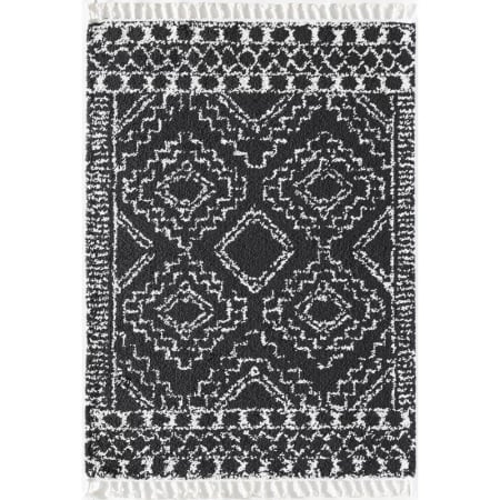 Covor CosmoLiving, textil, alb/negru, 200 x 290 cm