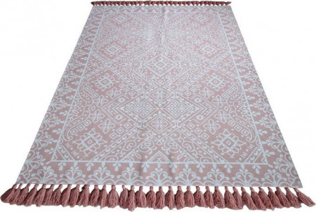 Covor OTTO products_GW, textil, maro/alb, 120 x 180 cm