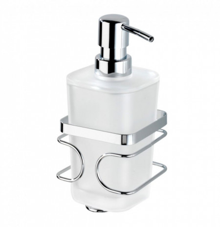 Dispenser sapun lichid Premium otel inoxidabil, argintiu, 355 ml, 10 x 18 x 9 cm - Img 1