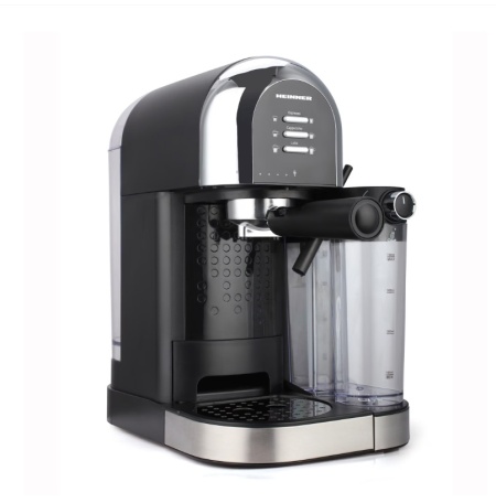 Espressor manual Heinner Coffee Dreamer HEM-DL1470BK, 1230-1470W, 20bar, , dispozitiv spumare lapte, rezervor detasabil lapte 500ml, rezervor apa 1.7L, 6 tipuri de bauturi, Negru, RESIGILAT, 1 AN GARANTIE