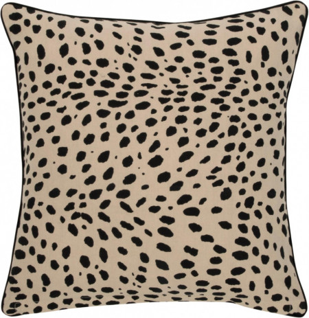 Fata de perna Leopard, bumbac, 45 x 45 cm - Img 1