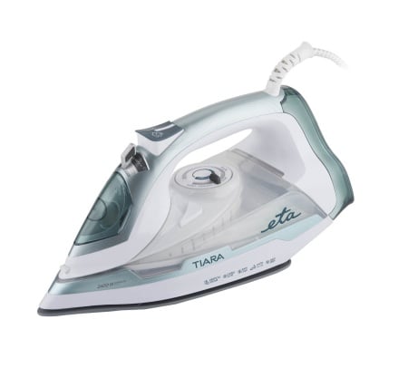 Fier de calcat ETA Tiara II 2269 90000, 2400 W, 450 ml, 140 g/min, talpa Eloxium - Img 1