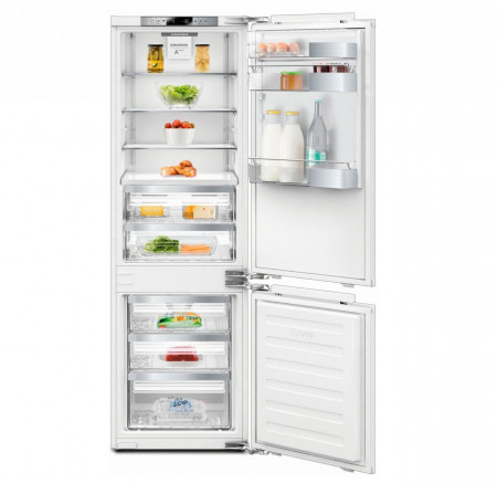 Figider cu congelator incorporabil Grundig 75, clasa energetica D, alb, iluminare LED, 177,7 X 55,6 X 54,5 CM,