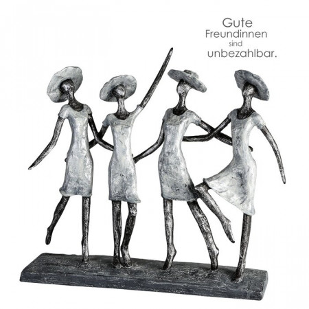 Figurina Renfroe, plastic, antracit, 34 x 34 x 37 cm - Img 1