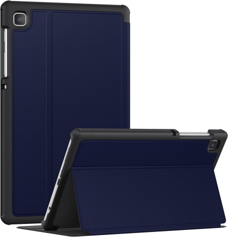 Husa de protectie flip pentru Samsung Galaxy Tab A7 Lite 2021 Soke, TPU/PU, negru, 8,7 inchi