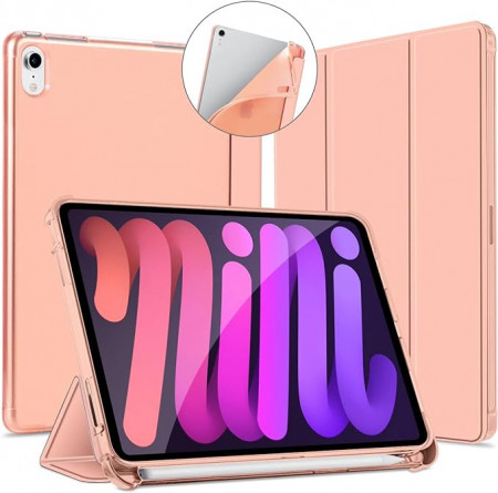 Husa VAGHVEO compatibilă cu noul iPad Mini a 6-a generație 8,3 inchi 2021, roz