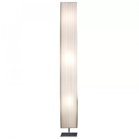 Lampadar Armstrong, LED, plastic/metal, alb/argintiu, 160 x 20 x 20 cm