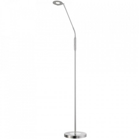 Lampadar Dent I, metal/sticla, argintiu, 150 x 23 x 23 cm, 6w