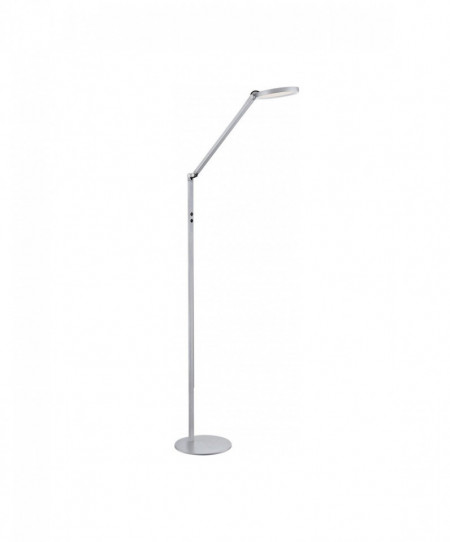 Lampadar reglabil Regina, LED, argintiu, 60 x 160 x 22 cm, 9w - Img 1