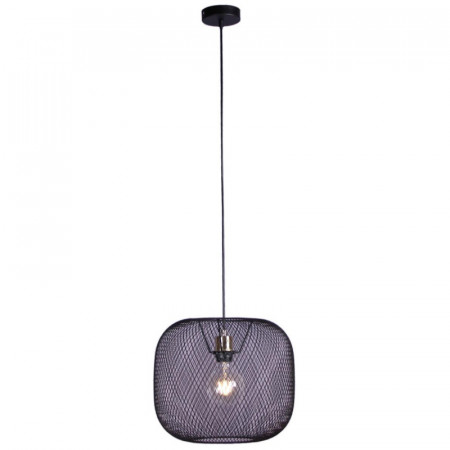 Lustra tip pendul Mash Shade Places of Style, metal, negru, 150 x 35 cm