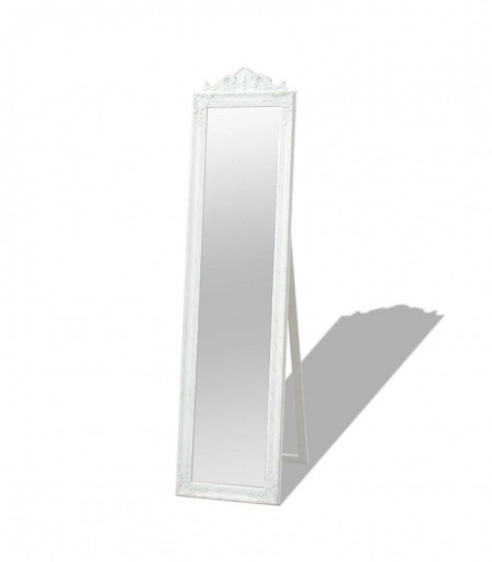 Oglinda Blakeway, alb antichizat, 160 x 40 cm - Img 1
