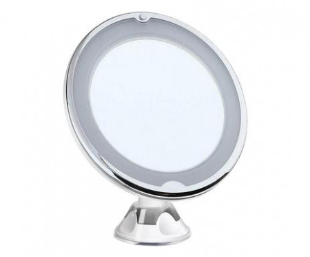 Oglinda de machiaj TOMASUCCI, LED, sticla, 20,5 x 5 x 23 cm - Img 1