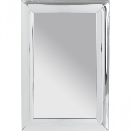 Oglinda de perete Bounce, argintie, 120 x 80 x 3,2 cm - Img 1