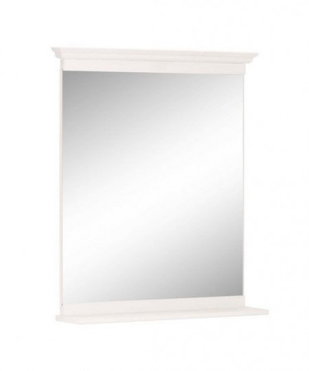 Oglinda Home Affaire, rama lemn alb, 65x55 cm - Img 1