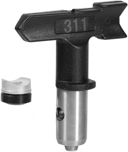 Pistol de pulverizare Delaman, otel, negru/argintiu, 13 x 7,5 x 2 cm - Img 1