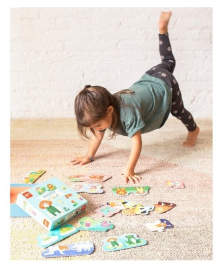 Puzzle Duo Expressions Yoga, Apli Kids, 3+, Multicolor