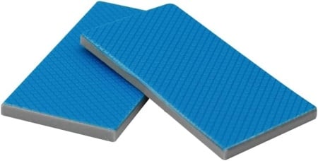 Set 2 pad-uri termice pentru PC/laptop Hamgdyon, silicagel, albastru, 85 x 45 x 1,5 mm
