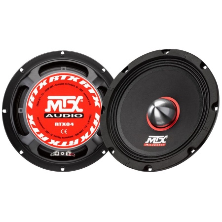 Set boxe auto MTX RTX84, 150W RMS, Bobina 51mm, 600W putere maxima, 4Ω, 97.7dB, Ø20cm, Resigilat, Grad A - Img 1