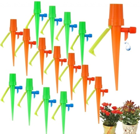 Set de 15 picuratoare pentru plante Slurerbe, ABS, multicolor, 22,9 cm