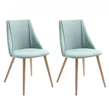 Set de 2 scaune Alviso, verde, 83 x 49 cm - Img 1