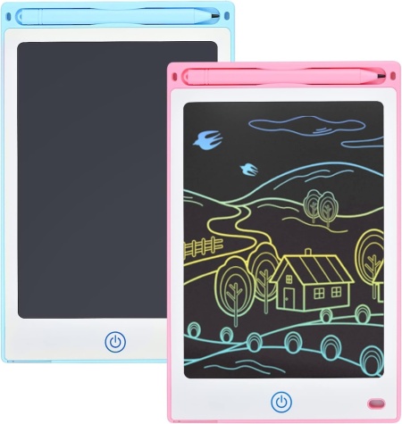 Set de 2 tablete pentru scris/desenat Blueseabuy, LCD, plastic, multicolor, 8,5 inchi