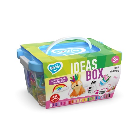 Set de creatie cu argila usoara, Lovin'Do, Ideas Box