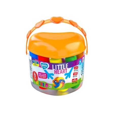 Set plastilina Lovin 6 pcs*15gr - Little Heart
