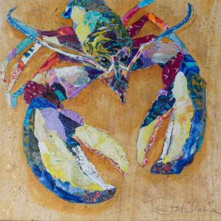 Tablou „Homar tropical”, multicolor, 45 x 45 cm - Img 1