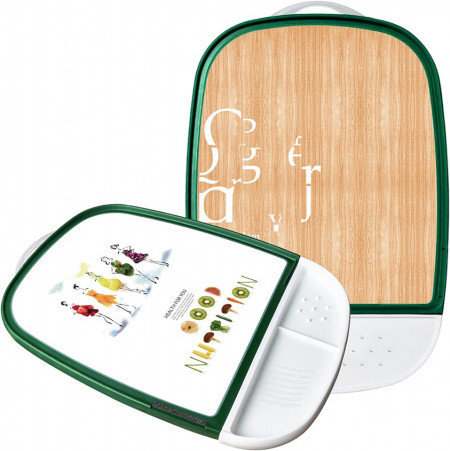 Tocator fata-verso JASVIC, lemn/PP, multicolor, 42 x 29 x 2,5 cm