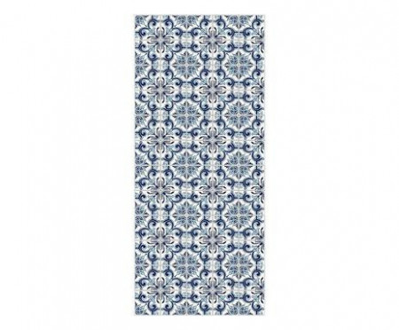 Traversa Al Mare, textil, alb/albastru, 65 x 150 cm - Img 1