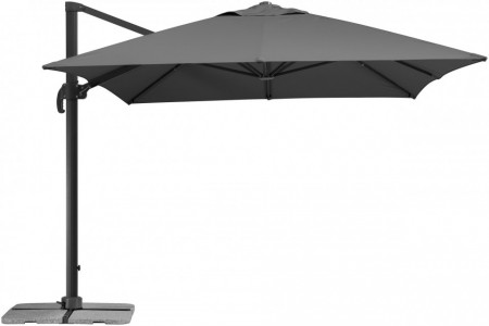 Umbrela de soare Rhodos Grande, gri antracit, 300 x 400 cm - Img 1