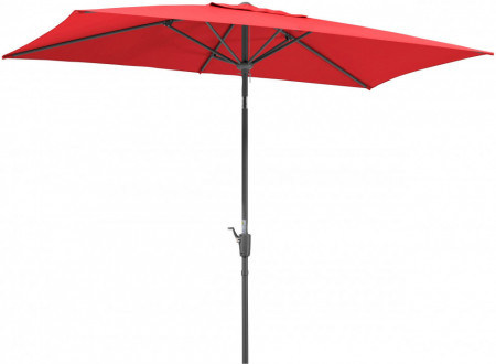 Umbrela de soare Tunis, rosu, 150 x 270 cm - Img 1