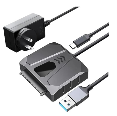 Adaptor cablu SATA Orico cablu USB 3.0 la SATA III pentru hard disk-uri HDD/SSD de 3,5", acceptă UASP, 12V, 2A