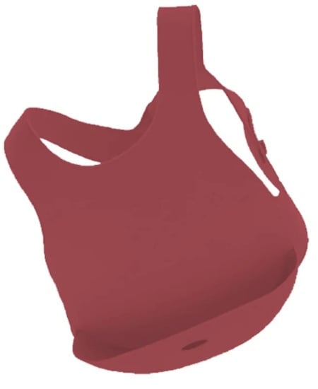 Baveta Flexi Bib Minikoioi, 100% Premium Silicone â€“ Velvet Rose