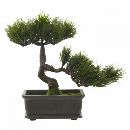 Bonsai artificial în ghiveci, 25 x 24 x 15cm - Img 1