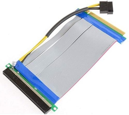 Cablu prelungitor alimentare placa grafica PCI 10Gtek, 16X la 16X, multicolor