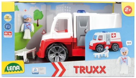 Camion Ambulanta Lena Truxx cu figurina si accesorii