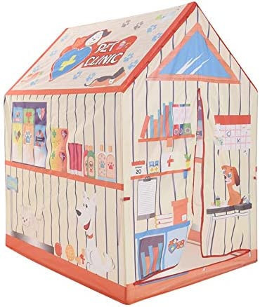 Cort de joaca pentru copii Pullach Hof, model magazin, textil, multicolor, 95 x 72 x 102 cm