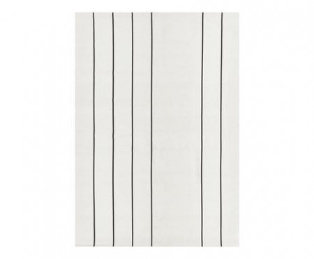 Covor David, textil, alb/negru, 160 x 230 - Img 1