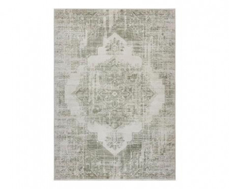 Covor Garonne, textil, gri/verde, 200 x 290 cm - Img 1